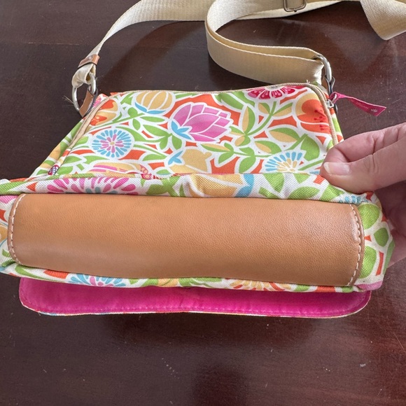 EUC Lily Bloom Canvas Crossbody Bag - Picture 3 of 8